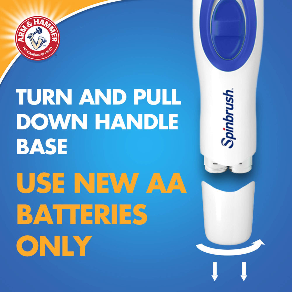 Spinbrush PRO+ handle design