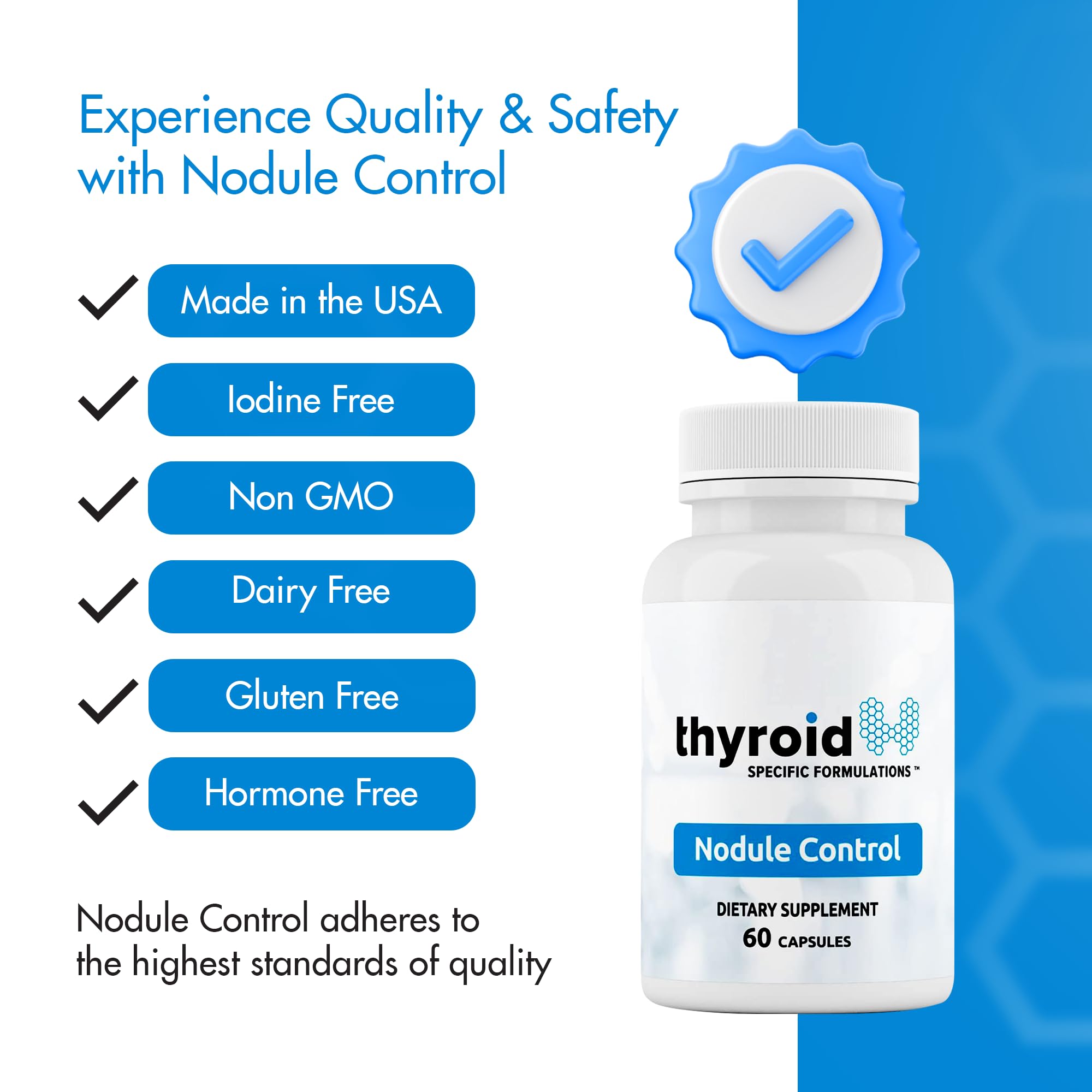 Spirulina capsules used in Nodule Control