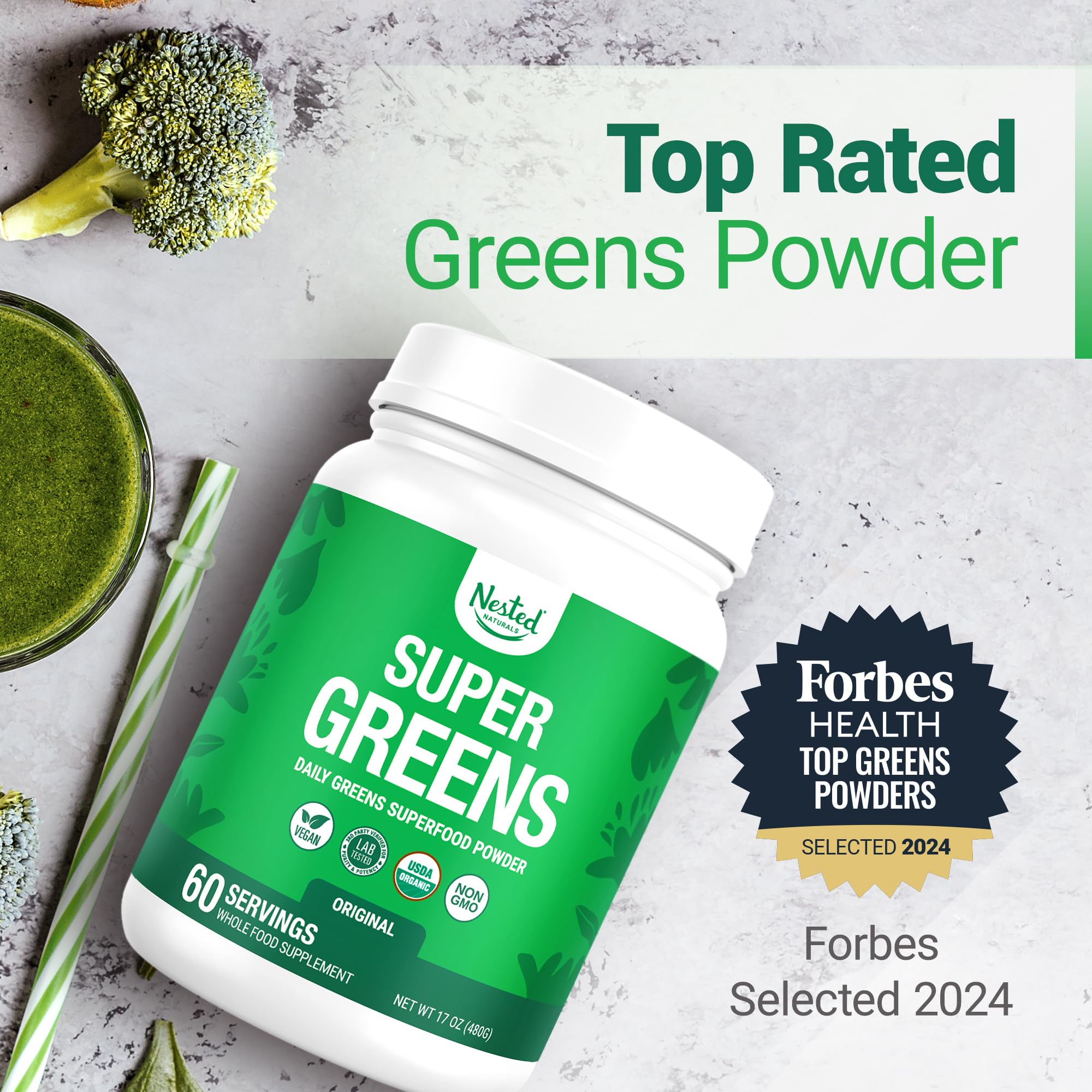 Close-up of spirulina and chlorella used in the formula