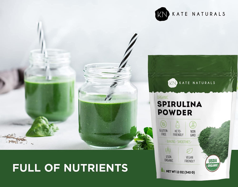 Spirulina powder bulk 2lb packaging