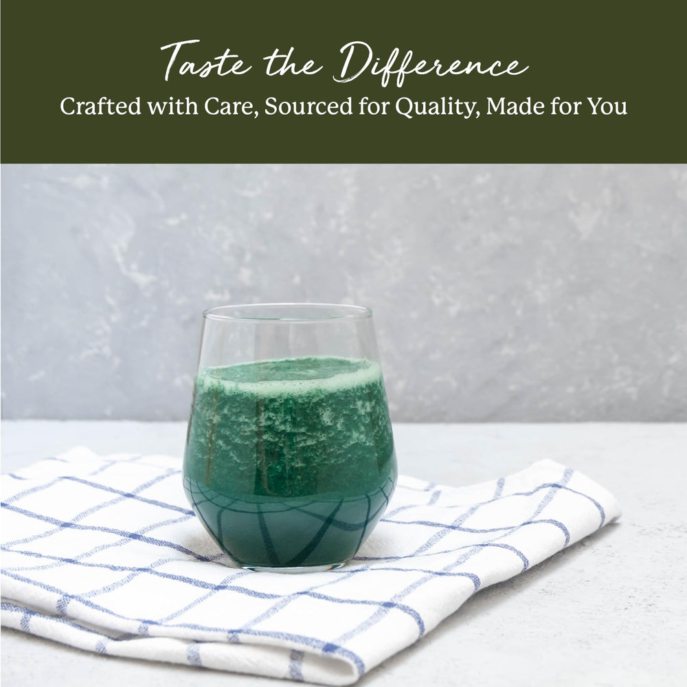 Nutritional information for spirulina powder
