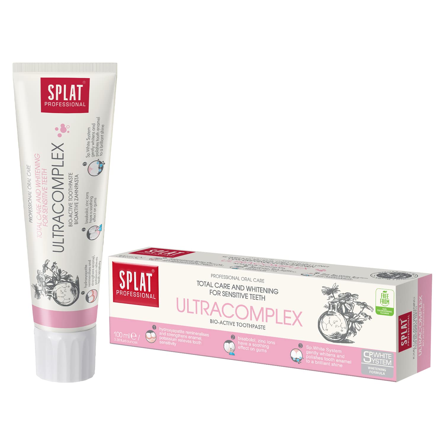Splat Ultracomplex Toothpaste packaging 100ml
