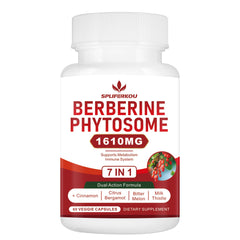 Spliferkou 7-in-1 Berberine Phytosome bottle front label