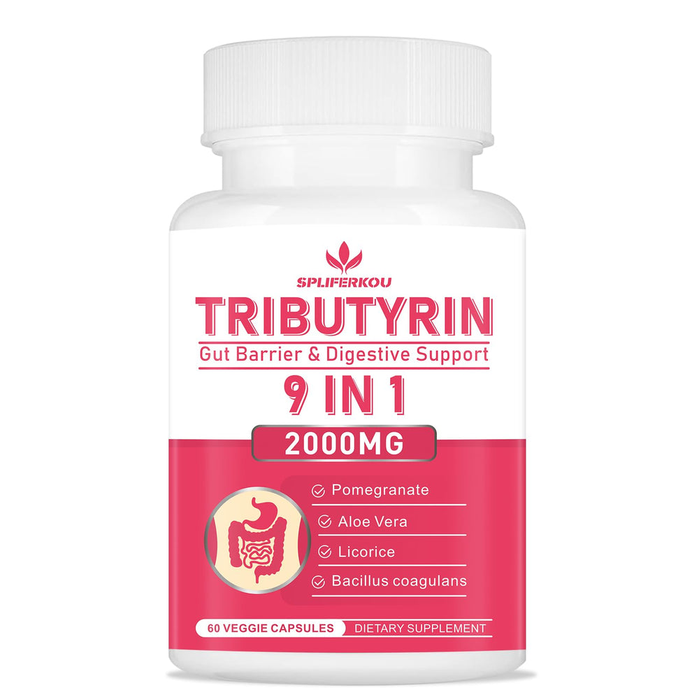 Spliferkou Tributyrin gut health supplement bottle hero image