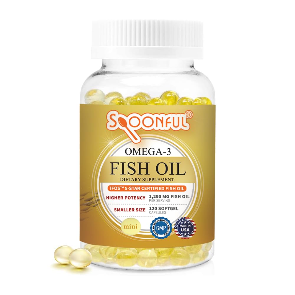Spoonful Mini Omega-3 Fish Oil bottle with label