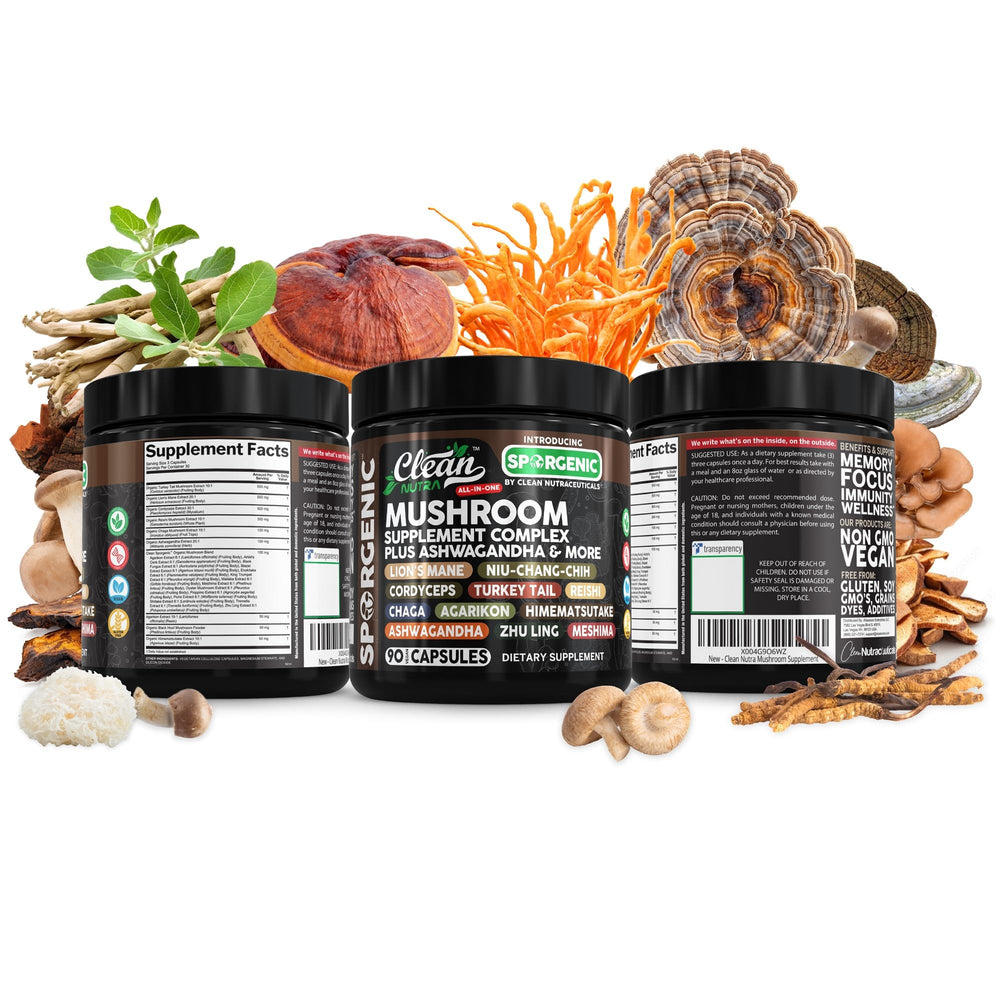 Sporgenic 3-capsule daily serving bottle on wellness journey