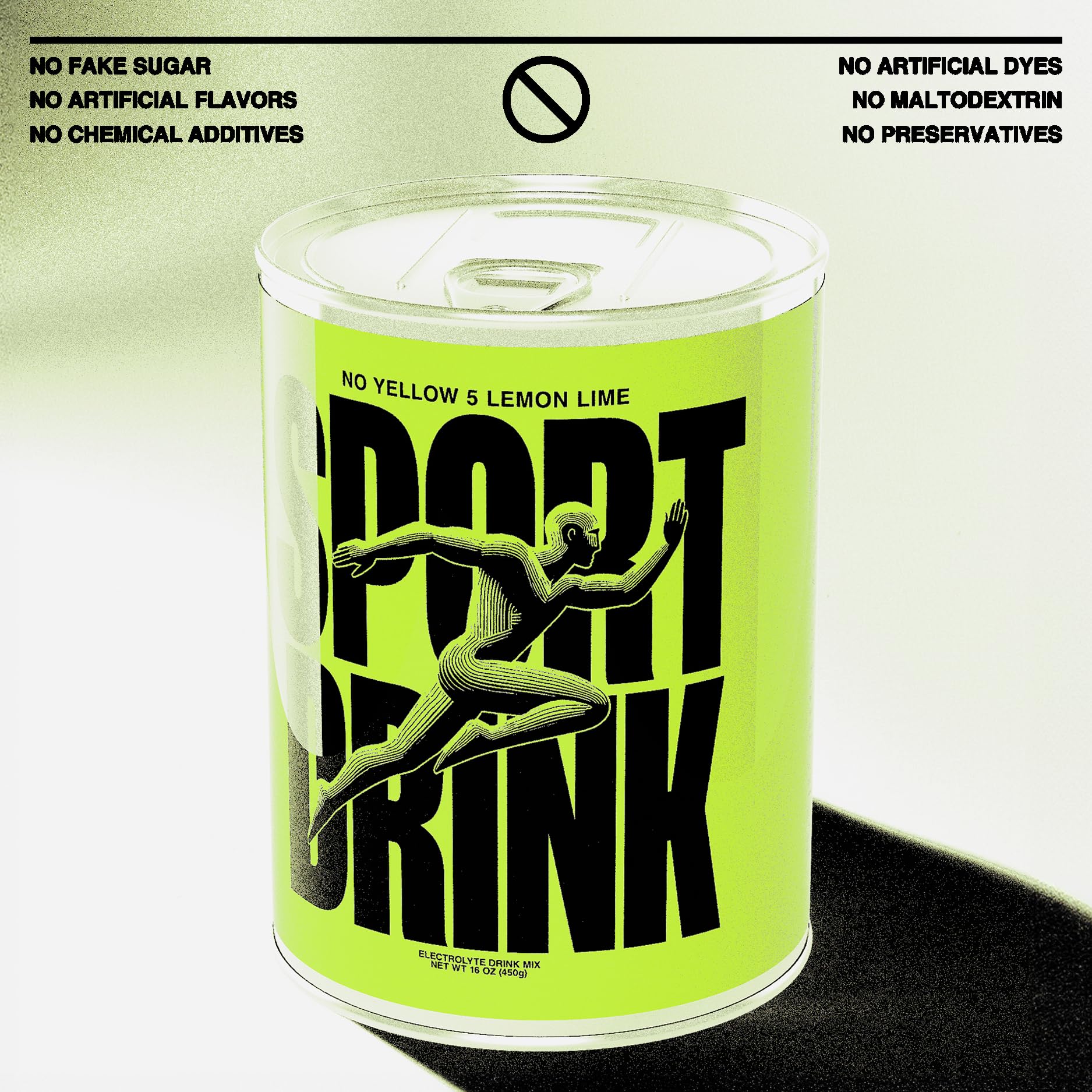 Sport Drink lemon-lime sparkling glass showcasing refreshing electrolyte flavor.