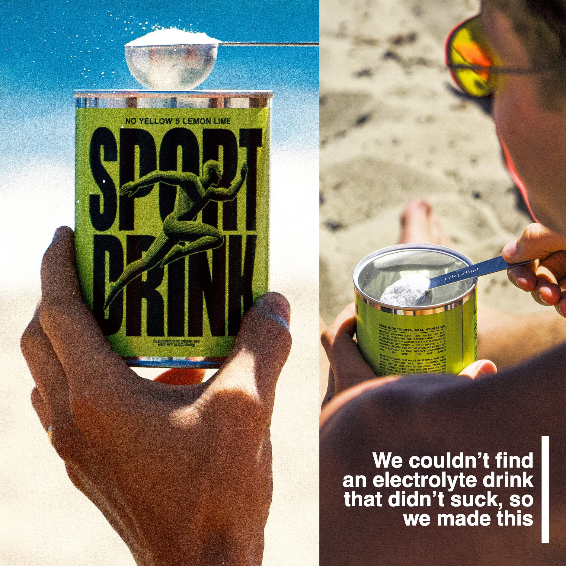 Sport Drink magnesium glycinate graphic highlights gentle absorption.