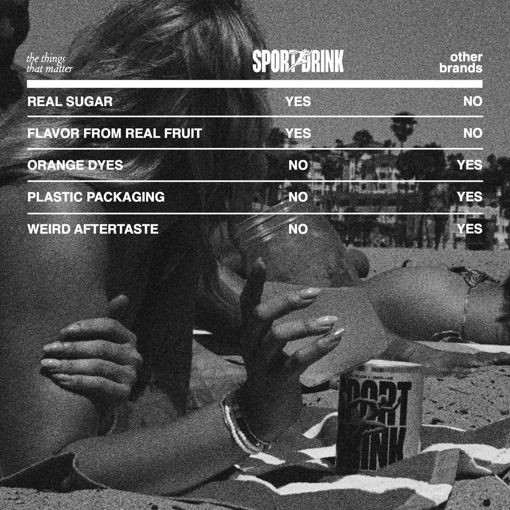 Sport Drink scoop and powder with lime label for easy serving