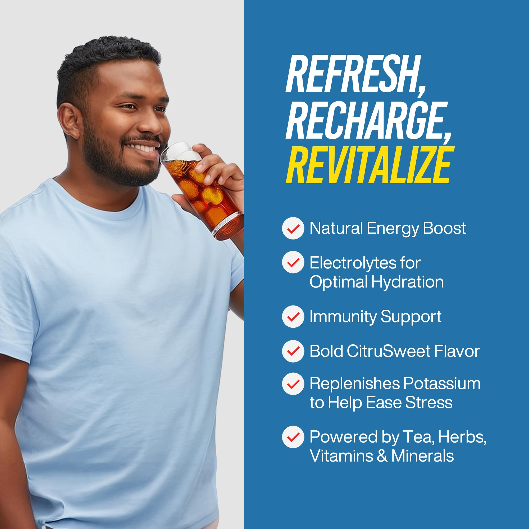 Ingredients and nutritional highlights for SPORTea Iced