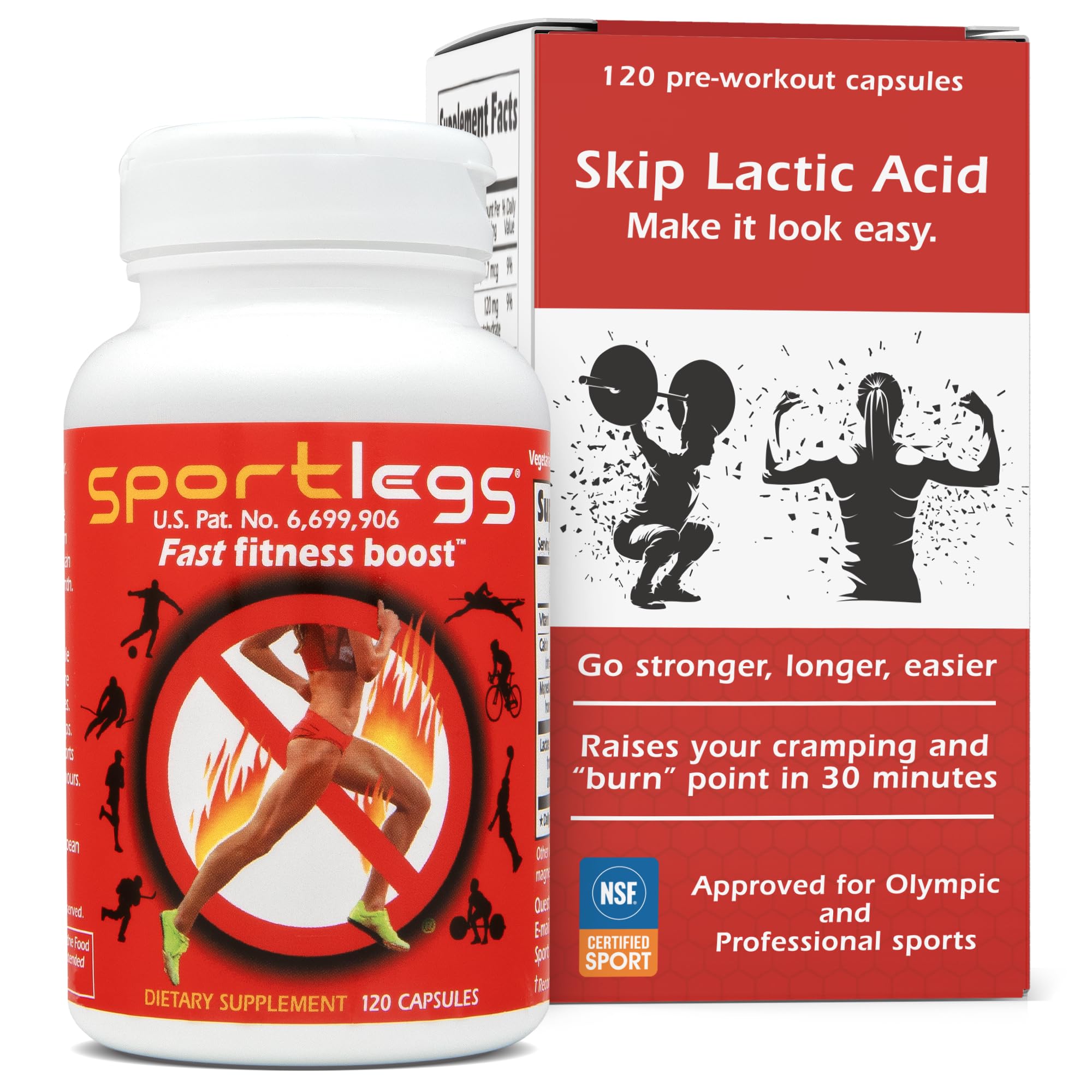 SPORTLEGS bottle with 120 capsules