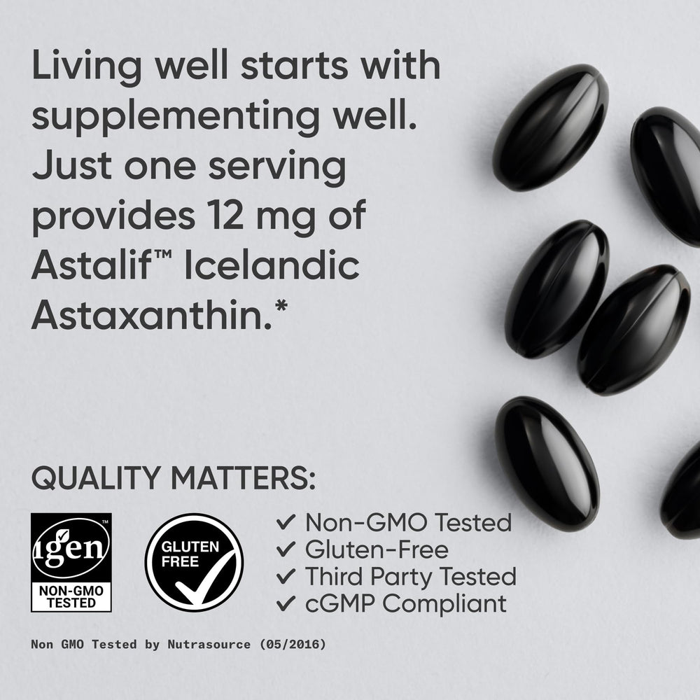 Sports Research Astaxanthin organic coconut oil drop showing emulsified blend