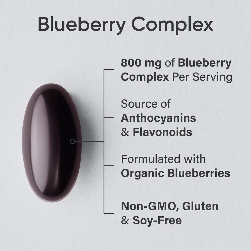 Organic blueberries used in the Blueberry Fruit Complex