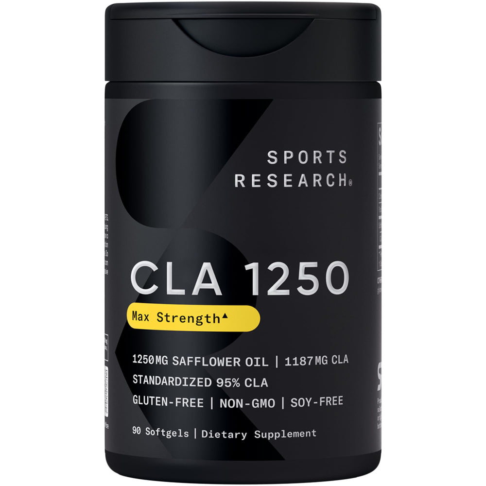 Sports Research CLA bottle with 90 softgels