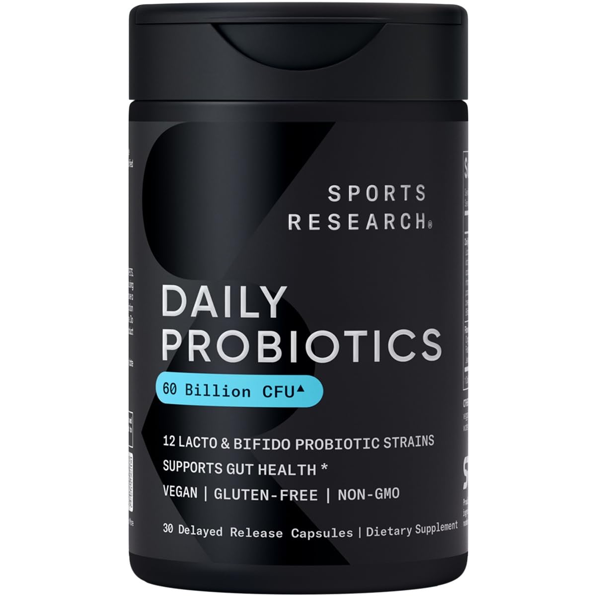 Sports Research Daily Probiotics bottle front view