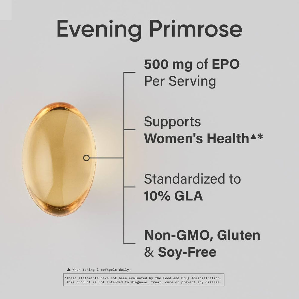 Close-up of Evening Primrose Oil softgels