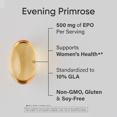 Close-up of Evening Primrose Oil softgels