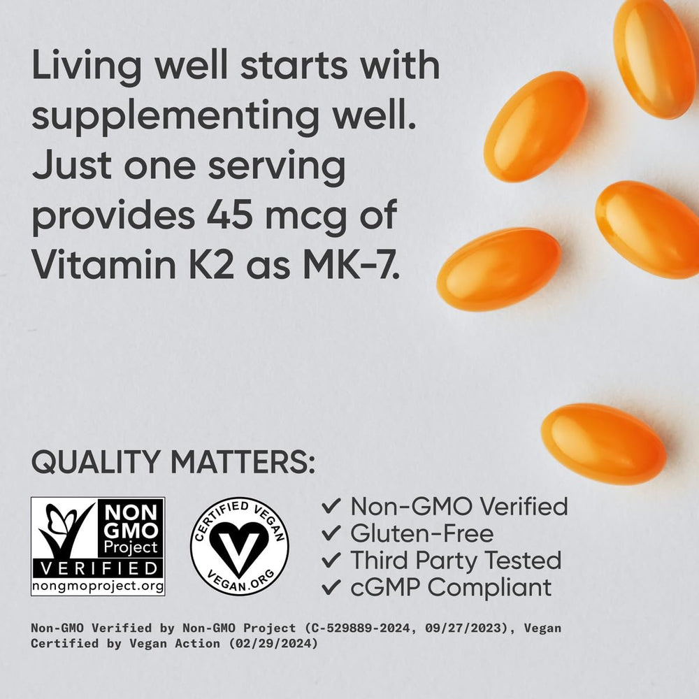 Bottle back label showing ingredients and serving information