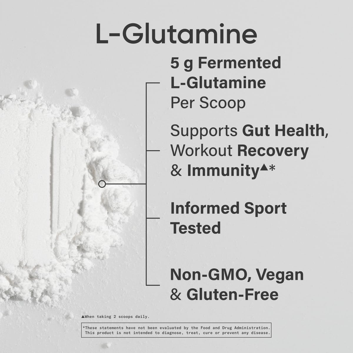 US-made vegan L-Glutamine powder from Sports Research