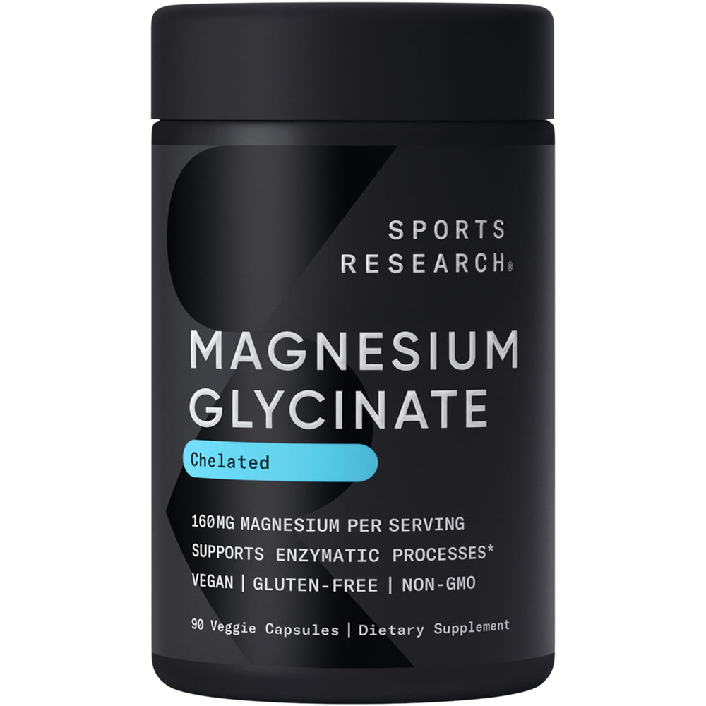 Sports Research Magnesium Glycinate 160 mg vegan capsule 90-count product image