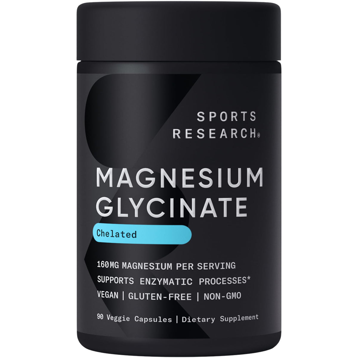 Sports Research Magnesium Glycinate 160 mg vegan capsule 90-count product image