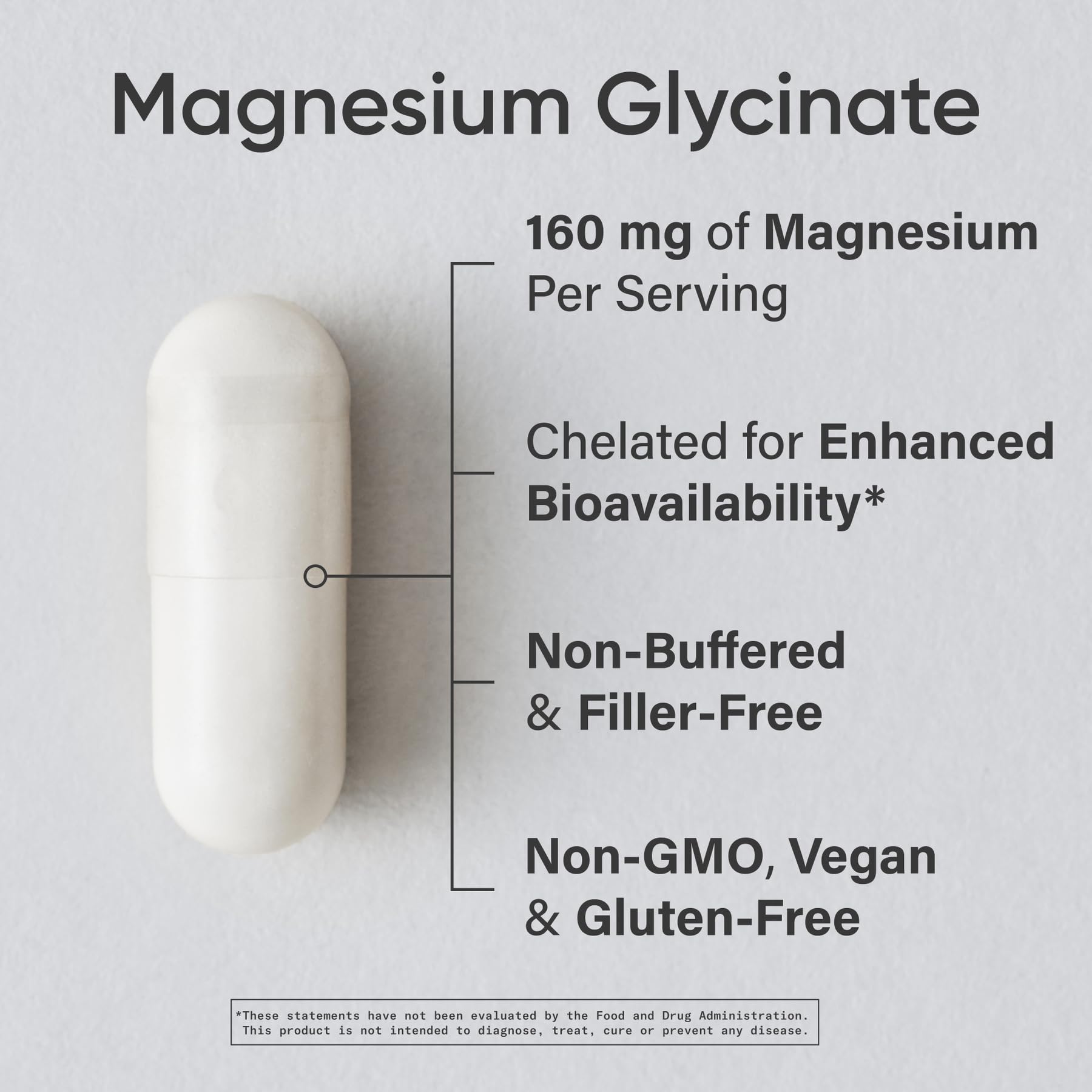 Sports Research Magnesium Glycinate bottle label with supplement facts