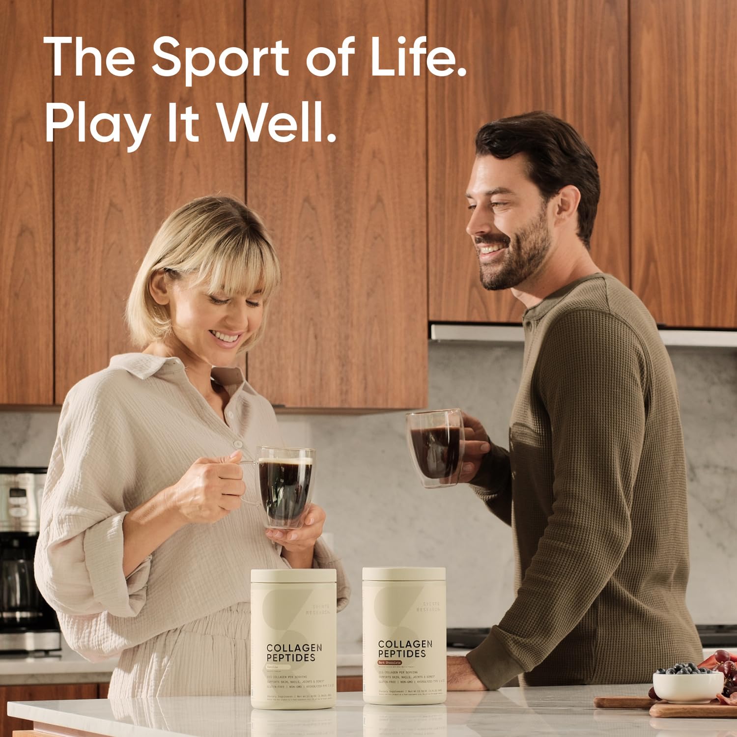 Nutrition facts and label of Marine Collagen Peptides