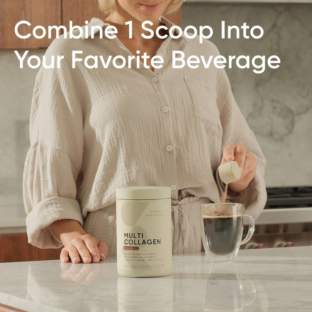 Graphic listing collagen types I, II, III, V and X from multiple sources