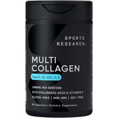 Sports Research Multi Collagen Pills bottle – 90 capsules