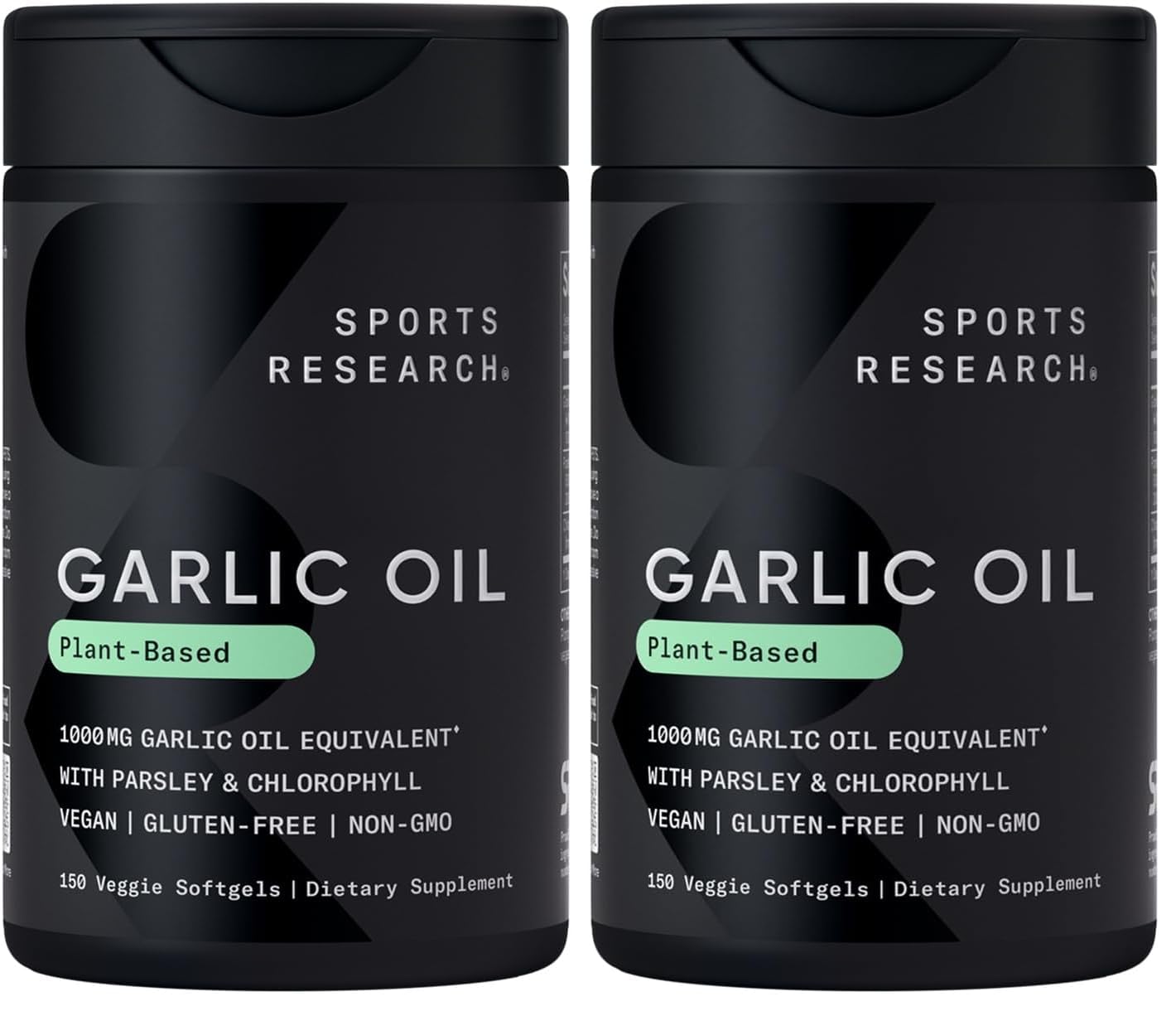 Sports Research Odorless Garlic Oil Pills bottle and packaging