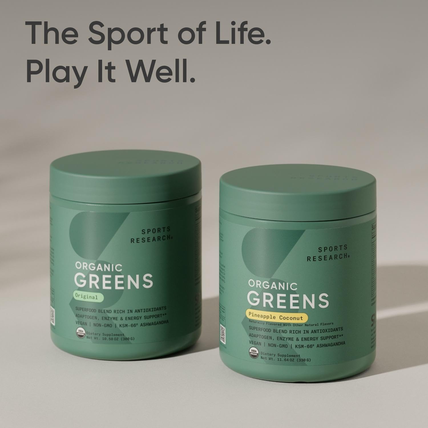 Prebiotic fiber from baobab and jerusalem artichoke in greens powder
