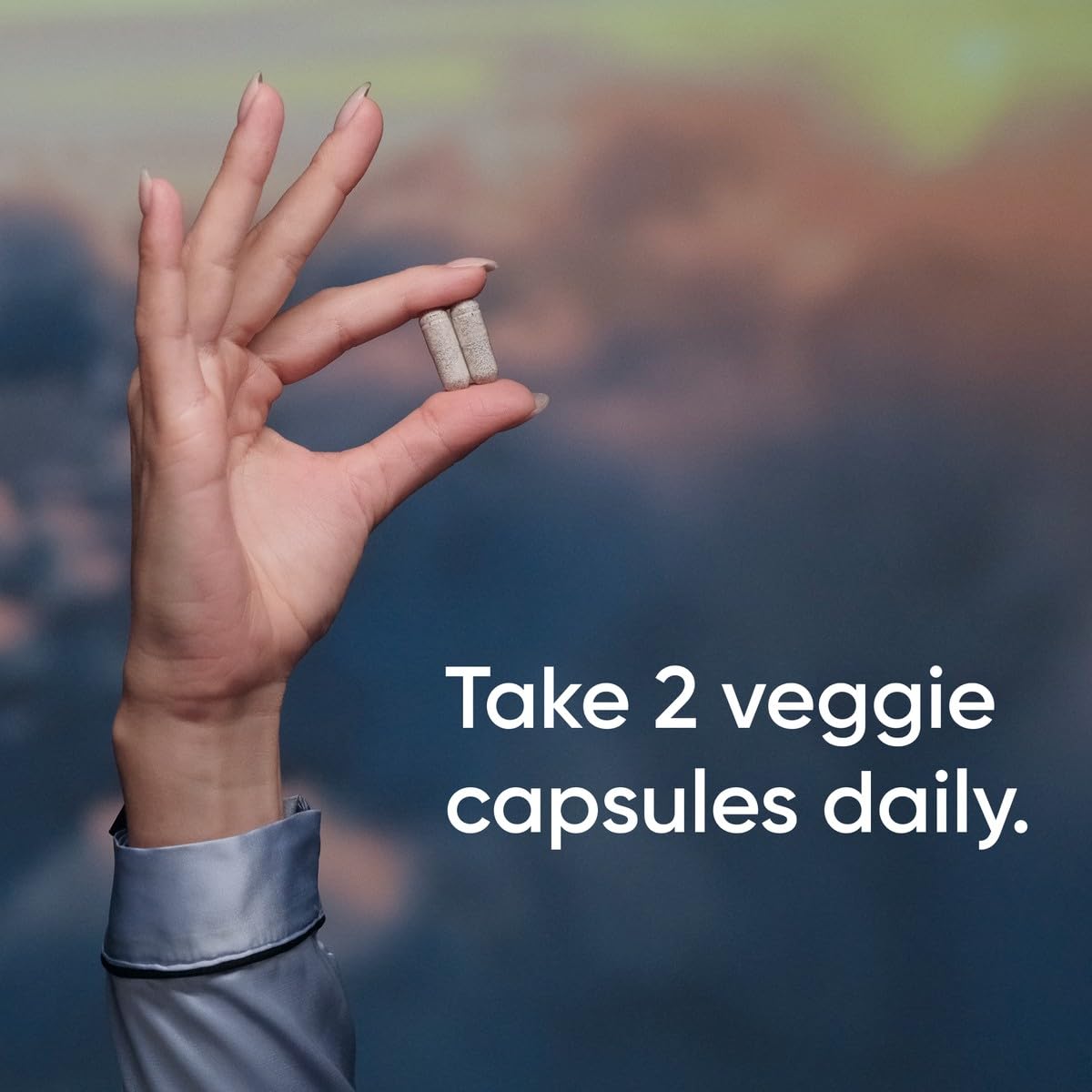 Sports Research Sleep Complex capsules on a nightstand for vegan sleep support without melatonin