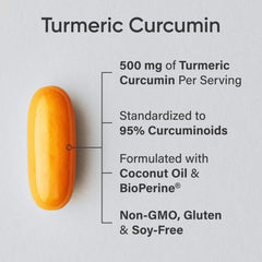Close-up of bottle label showing 500 mg per softgel