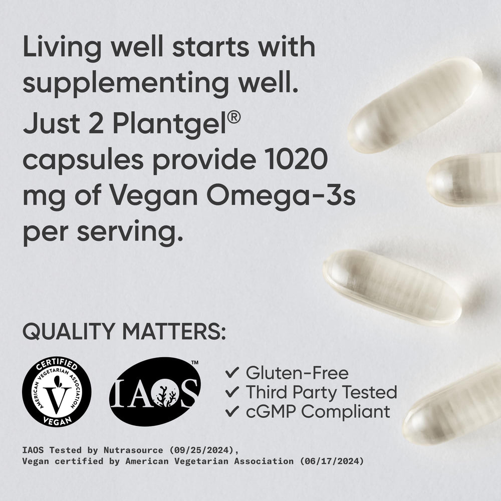 Sports Research omega-3 capsules being swallowed for a simple daily routine