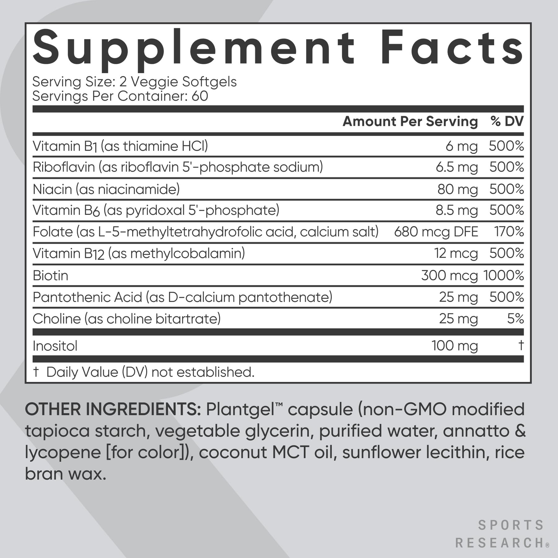 Optimal B vitamin forms including Folate and B6 as active phosphate forms