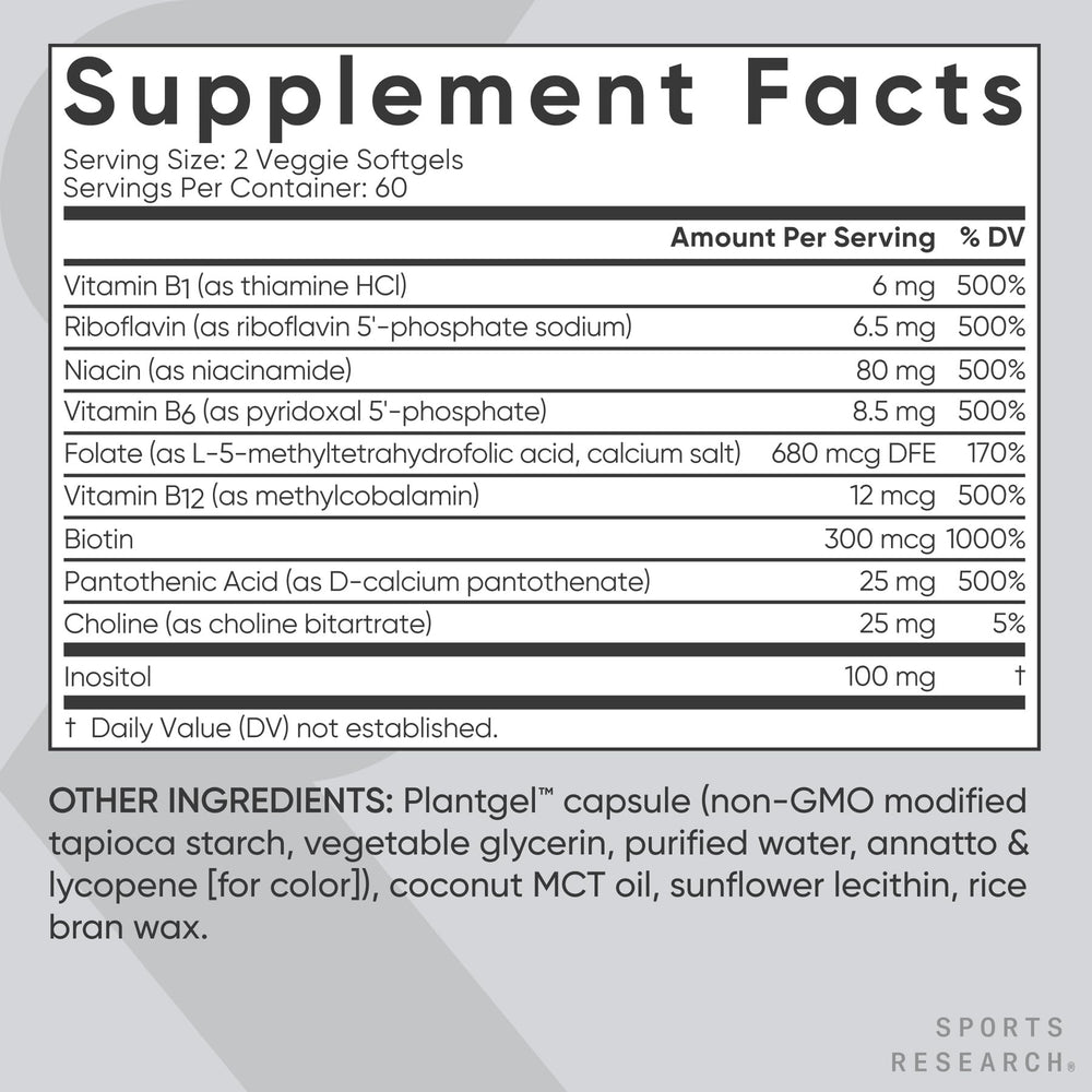 Optimal B vitamin forms including Folate and B6 as active phosphate forms