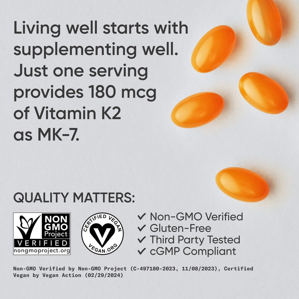 Carrageenan-free PlantGel capsule with K2 MK7