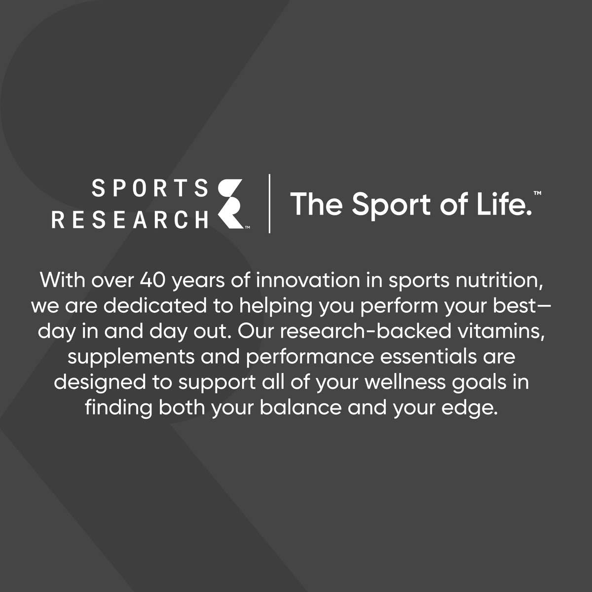 Nutrition facts panel for Sports Research Whey Protein Isolate