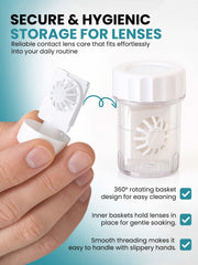 Compact and portable design ideal for travel and storage