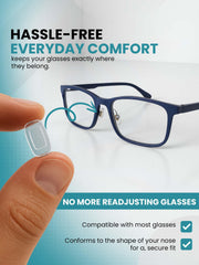 Nose pad screws-free installation for rectangular pads