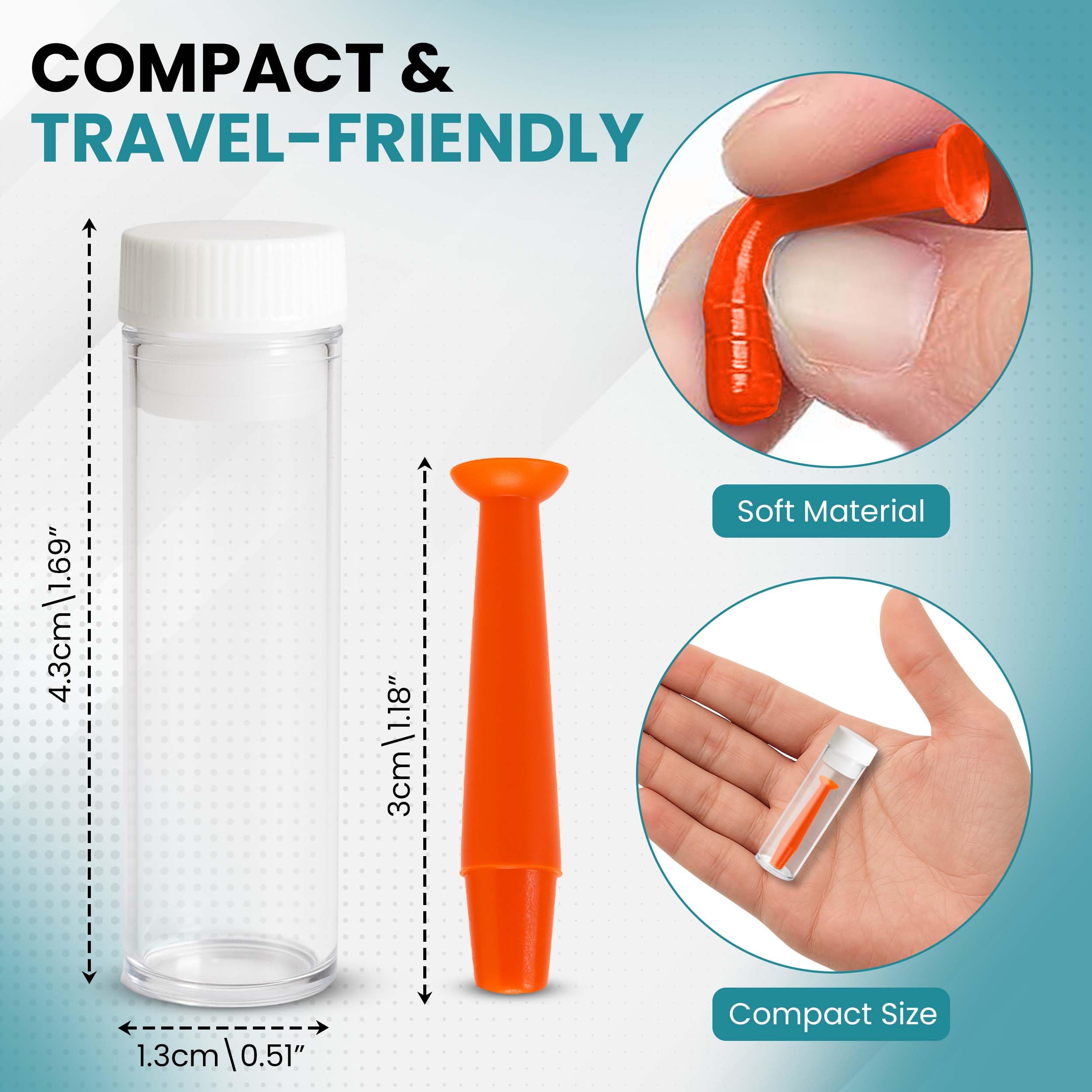 Recyclable hard contact lens remover with suction