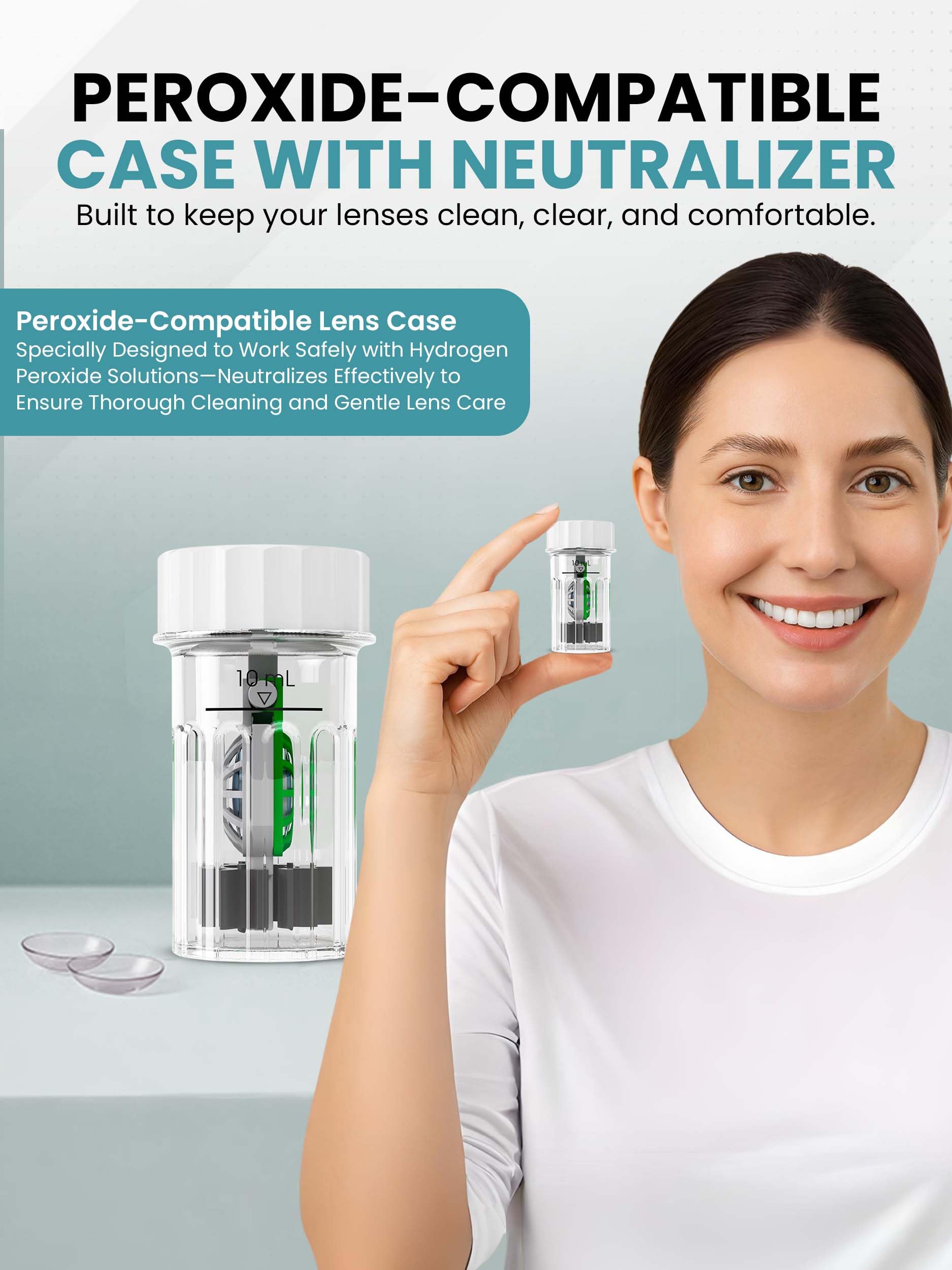 Gift idea: 3-pack vented contact lens cases for travelers