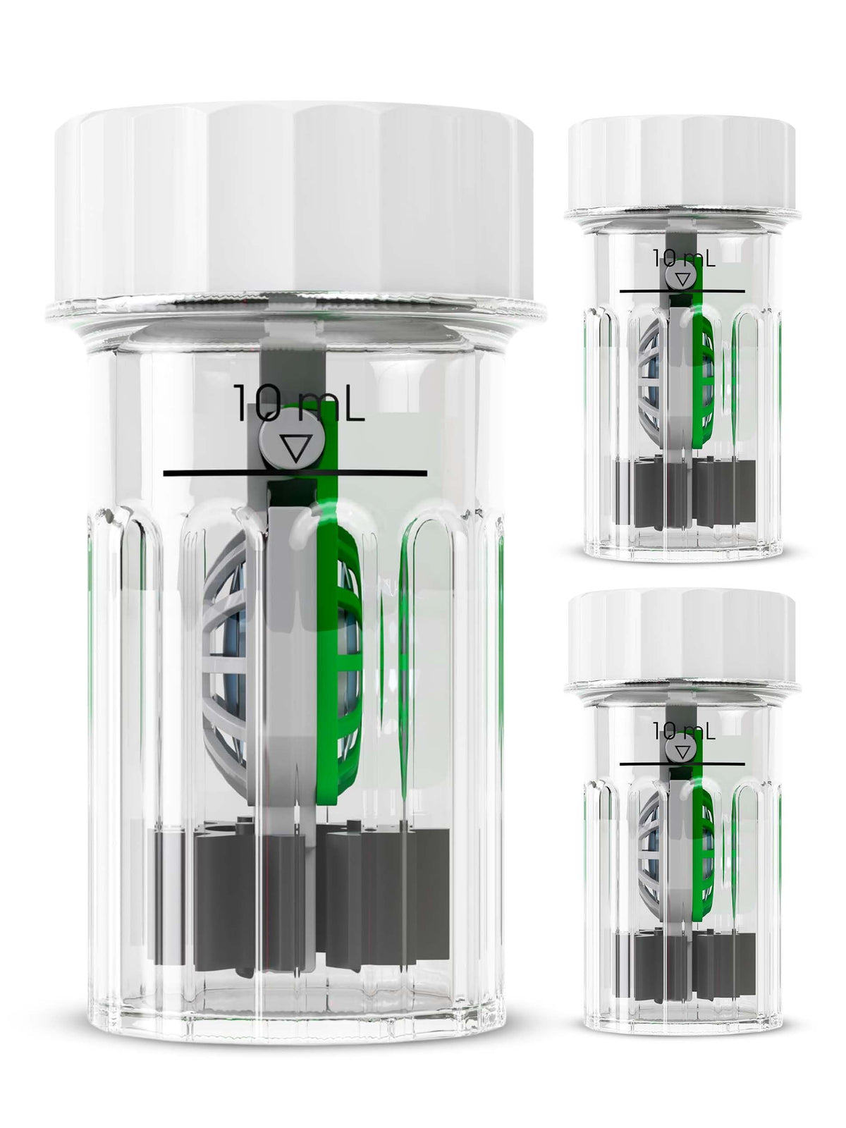 Sports World Vision hydrogen peroxide lens case 3-pack with vented cap