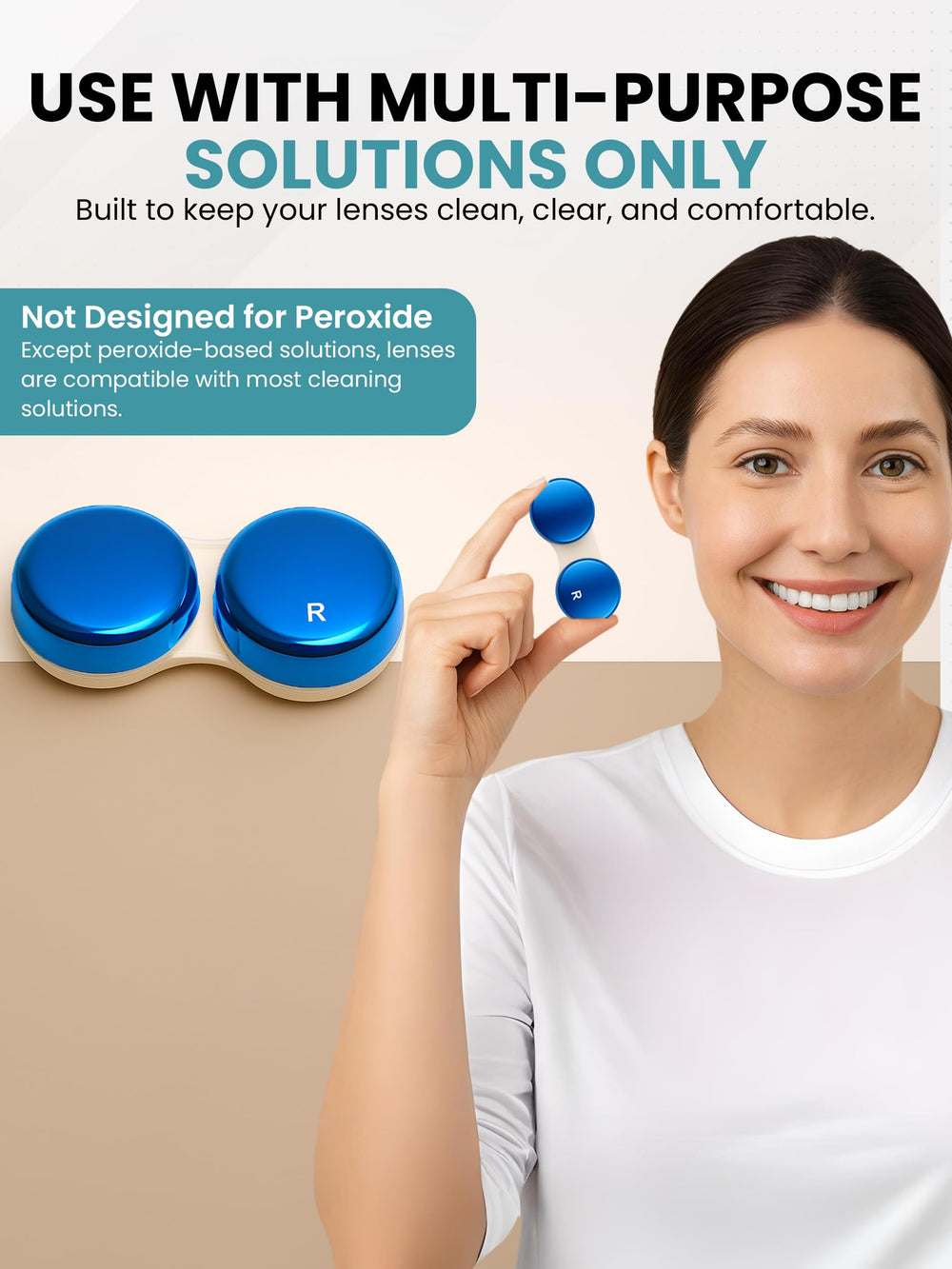 Compact travel-friendly size fits in purse or pocket