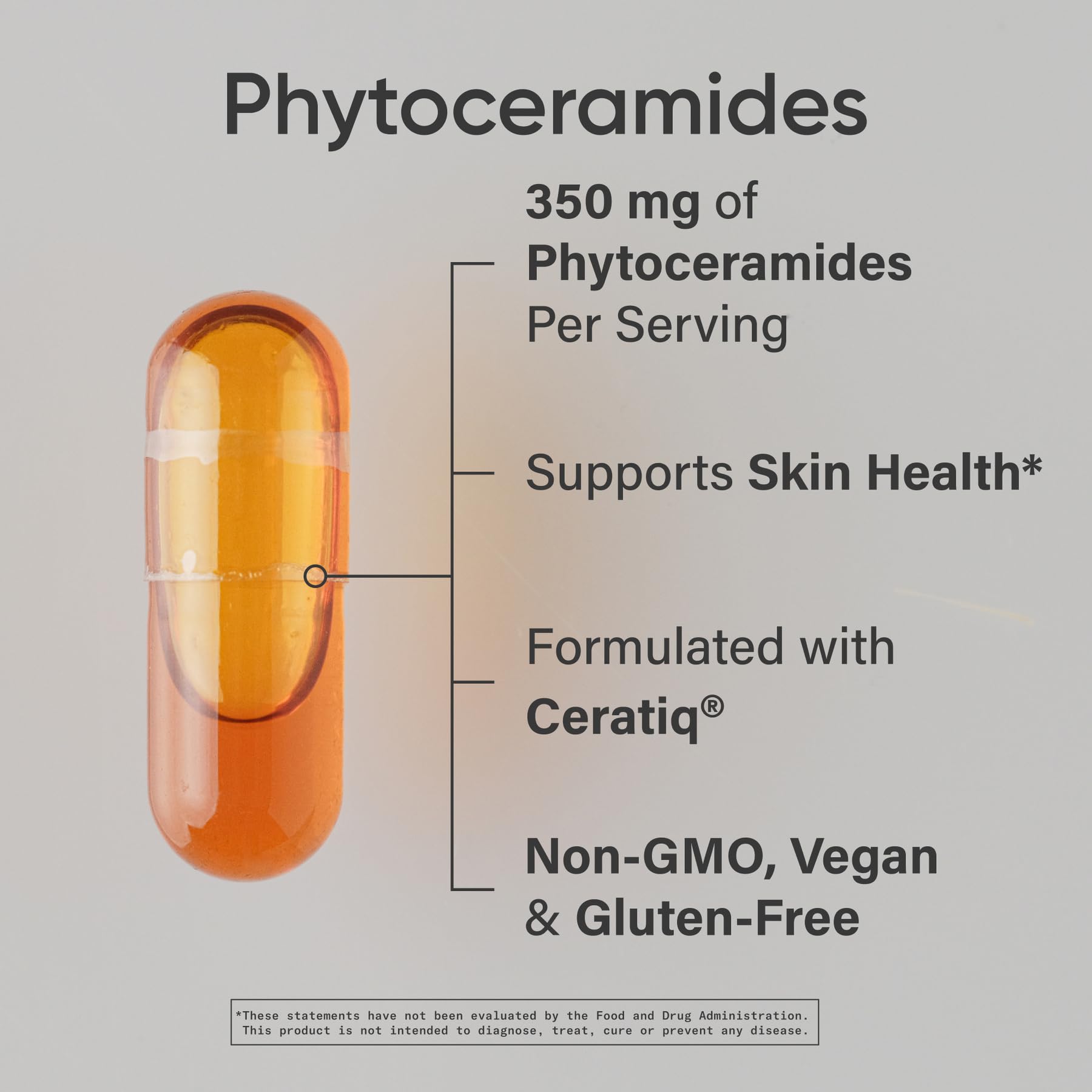 Ceratiq logo close-up on Phytoceramides bottle label