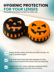 Smiley-themed contact lens case by Sports World Vision