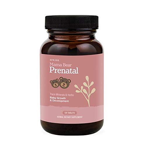 Close up of prenatal vitamin ingredients