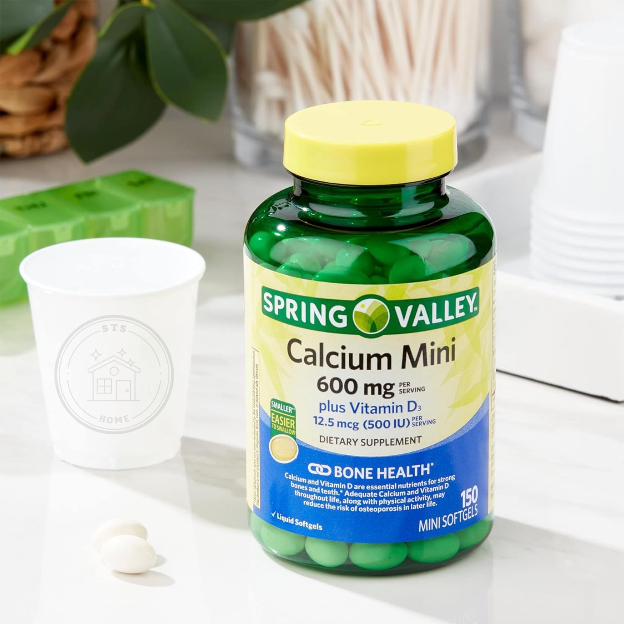 Gluten-free, lactose-free, artificial color-free claim for Spring Valley Calcium D3