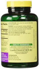 Bottle of Spring Valley Cinnamon 500mg Plus Chromium, 180 capsules