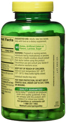 Spring Valley glucosamine chondroitin bottle with tablets beside it